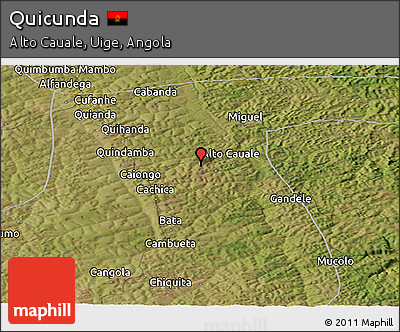 Satellite Panoramic Map of Quicunda