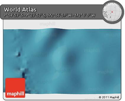 Satellite 3D Map of the Area around 7° 41' 23" S, 172° 28' 29" W