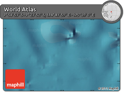 Satellite Map of the Area around 7° 41' 23" S, 175° 10' 30" E
