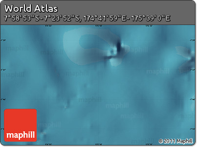 Satellite Map of the Area around 7° 41' 23" S, 175° 10' 30" E