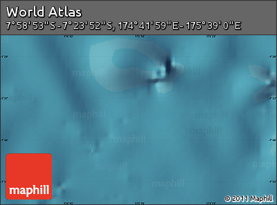Satellite Map of the Area around 7° 41' 23" S, 175° 10' 30" E