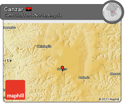 Physical 3D Map of Canzar