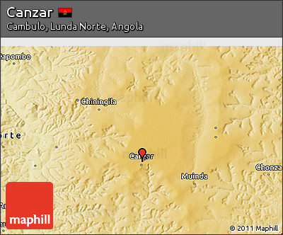 Physical 3D Map of Canzar