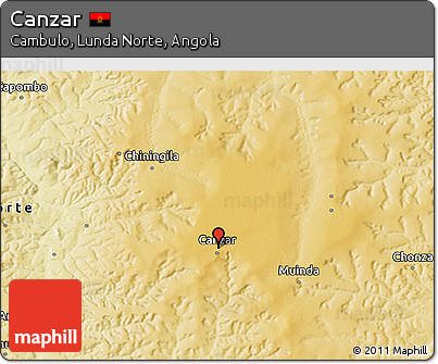 Physical 3D Map of Canzar