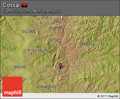 Satellite 3D Map of Cossa