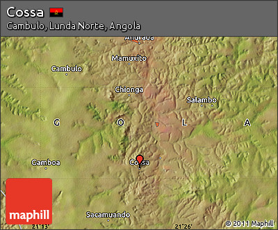 Satellite Map of Cossa