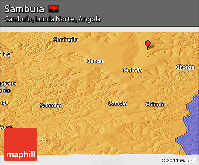Political Panoramic Map of Sambuia