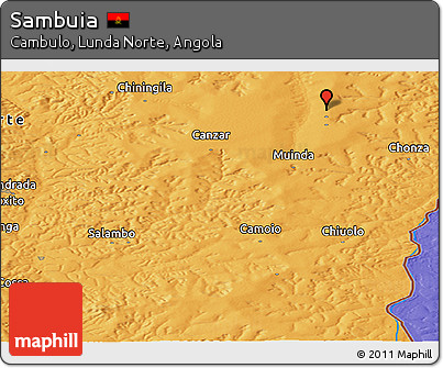 Political Panoramic Map of Sambuia