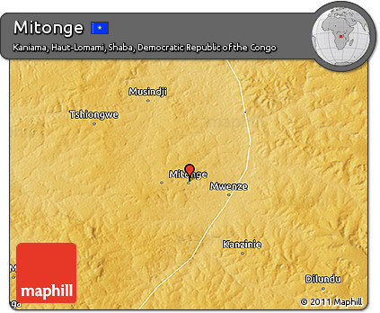 Physical 3D Map of Mitonge