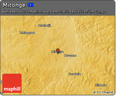 Physical 3D Map of Mitonge