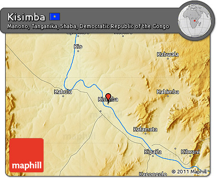 Physical Map of Kisimba