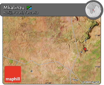 Satellite Map of Mkalinzu