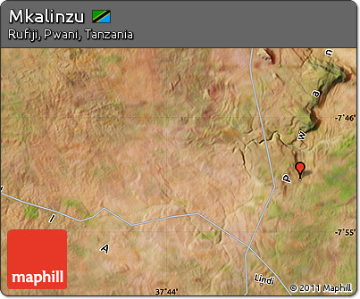 Satellite Map of Mkalinzu
