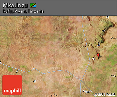 Satellite Map of Mkalinzu