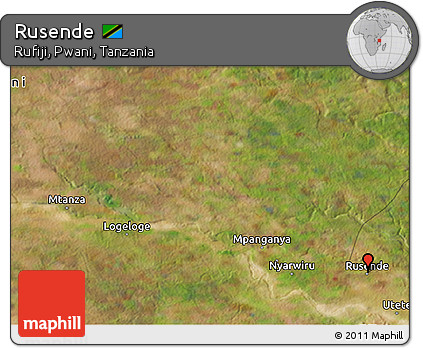 Satellite 3D Map of Rusende