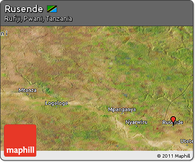 Satellite 3D Map of Rusende