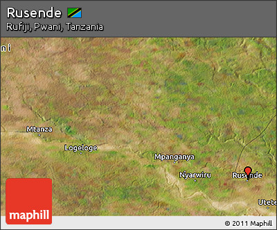 Satellite 3D Map of Rusende