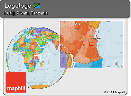 Political Location Map of Logeloge