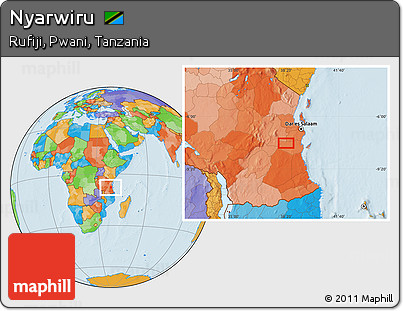 Political Location Map of Nyarwiru