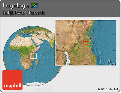 Satellite Location Map of Logeloge