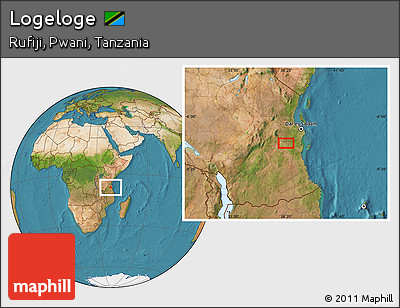 Satellite Location Map of Logeloge