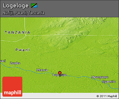 Physical Panoramic Map of Logeloge