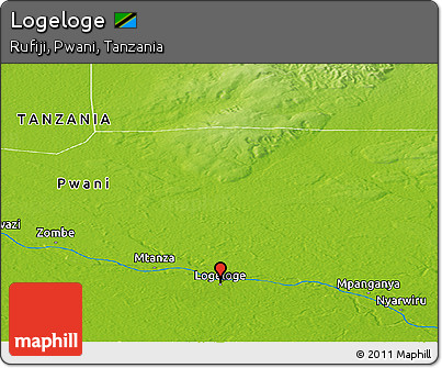 Physical Panoramic Map of Logeloge