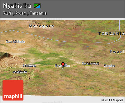 Satellite Panoramic Map of Nyakisiku