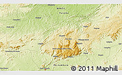 Physical 3D Map of Jatiúca