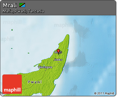 Physical 3D Map of Mrali
