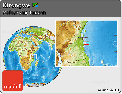 Physical Location Map of Kirongwe