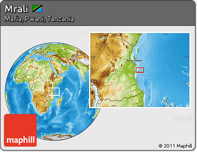 Physical Location Map of Mrali