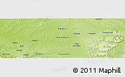 Physical Panoramic Map of the area around 7° 41' 23" S, 46° 40' 29" W