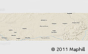 Shaded Relief Panoramic Map of the area around 7° 41' 23" S, 46° 40' 29" W