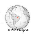 Outline Map of the Area around 7° 41' 23" S, 48° 22' 30" W, rectangular outline