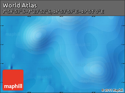 Political Map of the Area around 7° 41' 23" S, 49° 22' 30" E