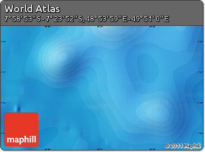 Political Map of the Area around 7° 41' 23" S, 49° 22' 30" E