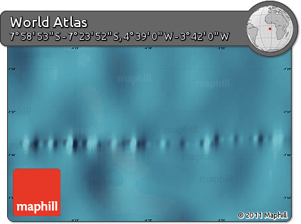 Satellite Map of the Area around 7° 41' 23" S, 4° 10' 30" W