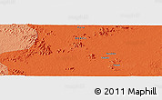 Political Panoramic Map of the area around 7° 41' 23" S, 50° 4' 30" W