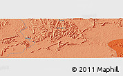 Political Panoramic Map of Gradaús