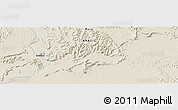 Shaded Relief Panoramic Map of Gradaús