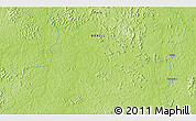 Physical 3D Map of the area around 7° 41' 23" S, 55° 10' 29" W