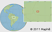 Savanna Style Location Map of the area around 7° 41' 23" S, 56° 1' 29" W