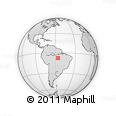 Outline Map of the Area around 7° 41' 23" S, 56° 1' 29" W, rectangular outline
