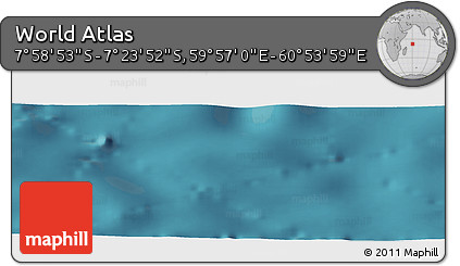 Satellite Panoramic Map of the Area around 7° 41' 23" S, 60° 25' 29" E