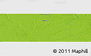 Physical Panoramic Map of the area around 7° 41' 23" S, 63° 40' 30" W