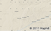 Shaded Relief Map of the area around 7° 41' 23" S, 68° 46' 30" W