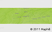 Physical Panoramic Map of the area around 7° 41' 23" S, 68° 46' 30" W