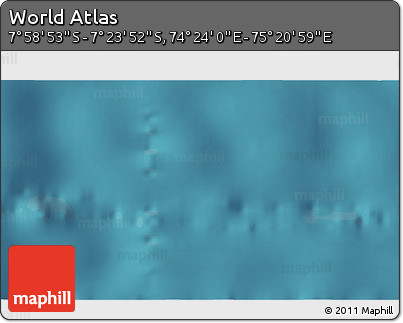 Satellite 3D Map of the Area around 7° 41' 23" S, 74° 52' 30" E