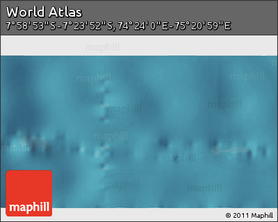 Satellite 3D Map of the Area around 7° 41' 23" S, 74° 52' 30" E